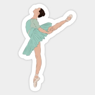 Arabesque - Ballerina Sticker